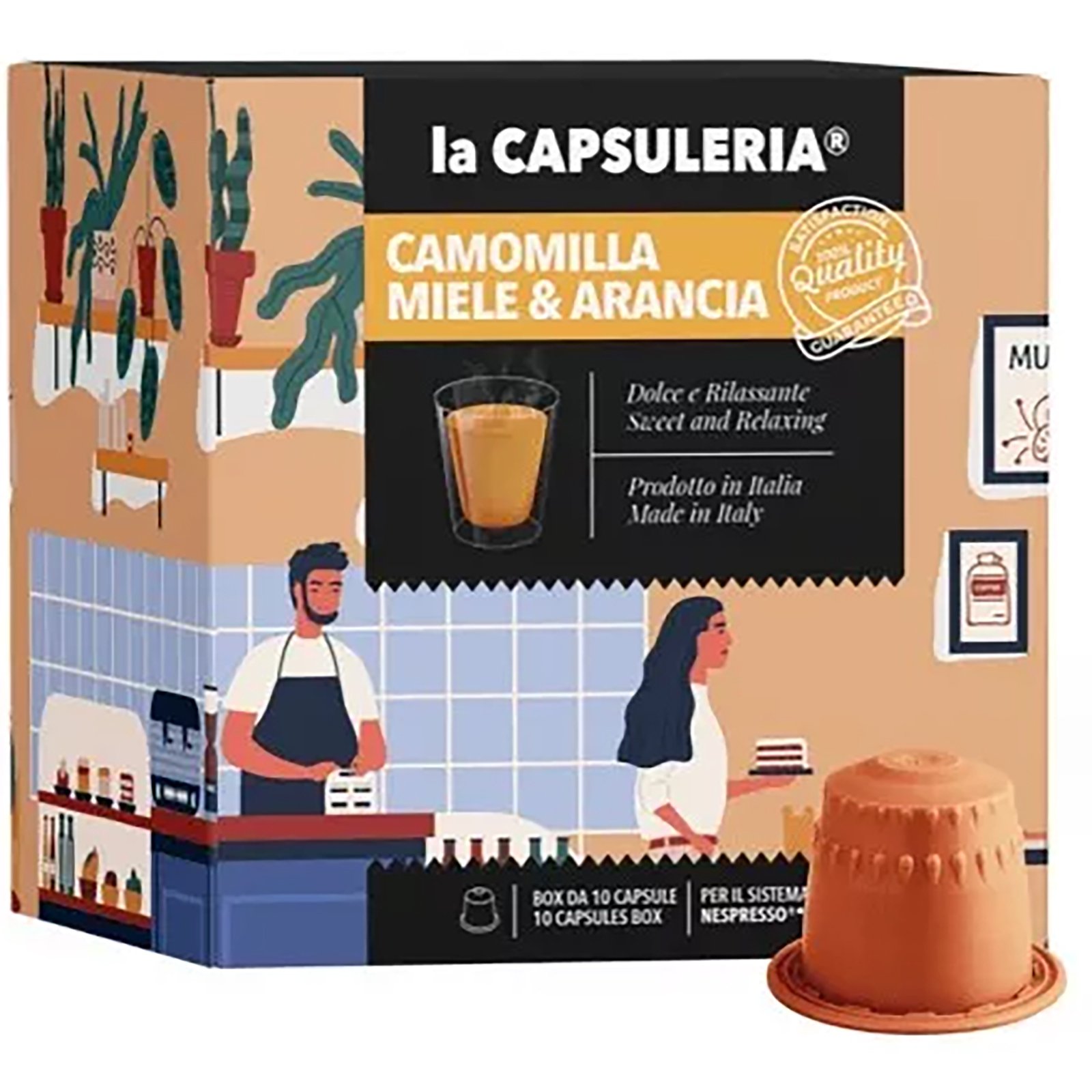 Ceai de Fructe de Padure, 128 capsule compatibile Lavazza a Modo Mio, La  Capsuleria