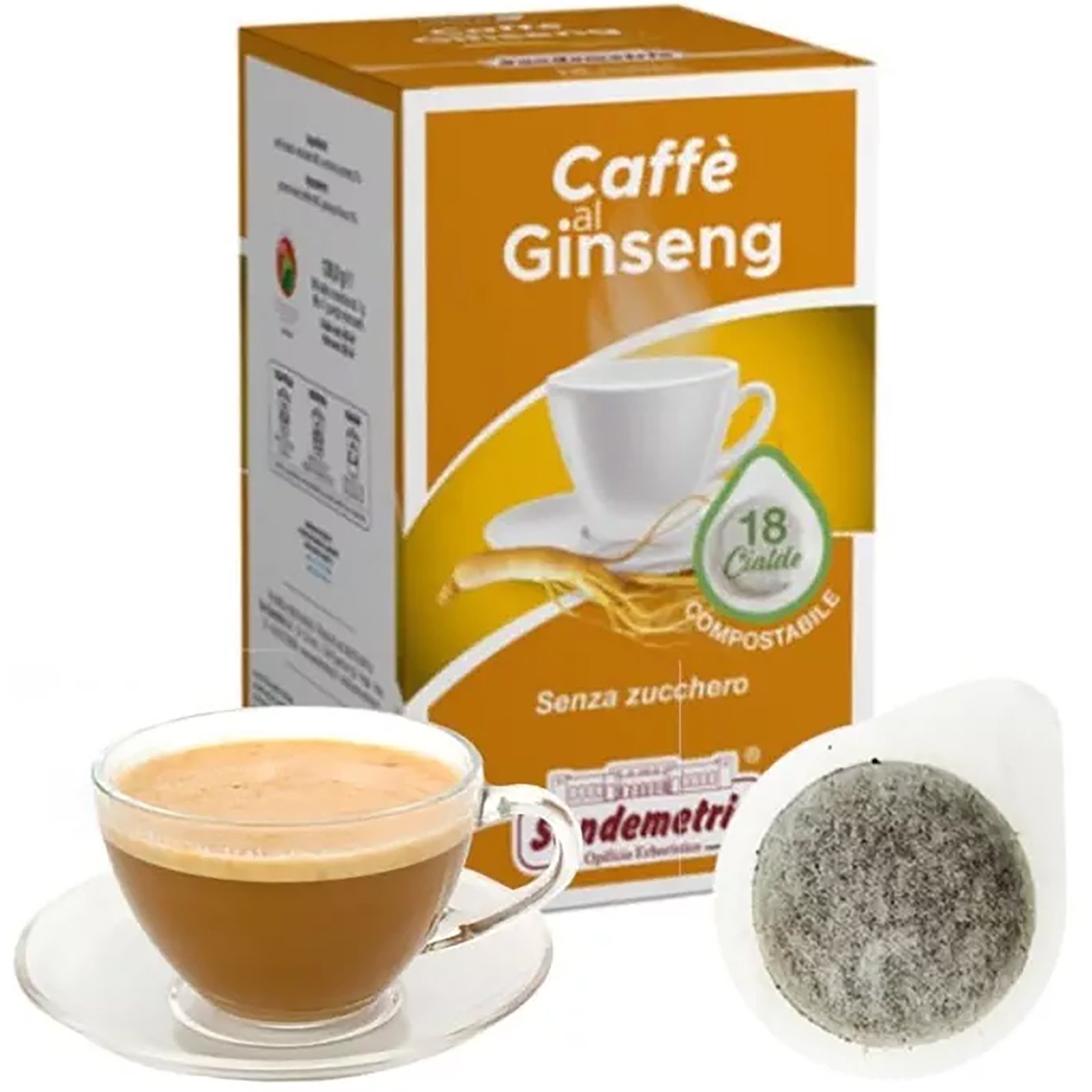 Cafea cu Ginseng, 18 paduri compatibile ESE44, Sandemetrio (2F630BC844)
