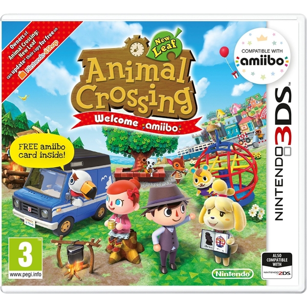 Animal Crossing: New Leaf Welcome Amiibo + 1 Amiibo Card 3DS