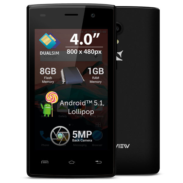 Smartphone ALLVIEW A5 Ready 8GB DUAL SIM Black 