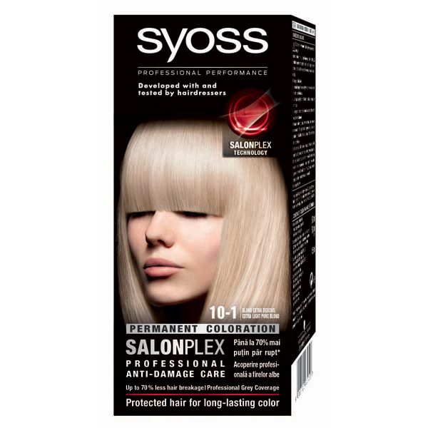 Vopsea De Par Syoss Color Bl 10 1 Blond Extra Deschis 115ml