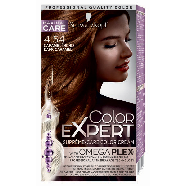 Vopsea De Par Schwarzkopf Color Expert 4 54 Caramel Inchis 147ml