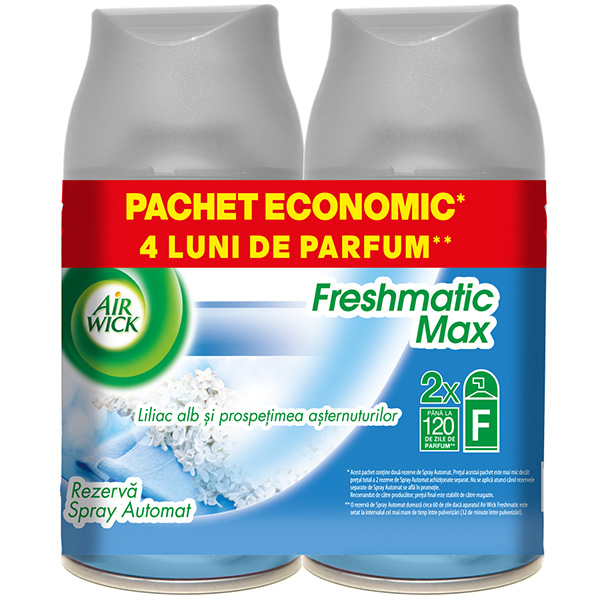 Rezerva Odorizant Camera Air Wick Freshmatic Cool Linean 2x250ml