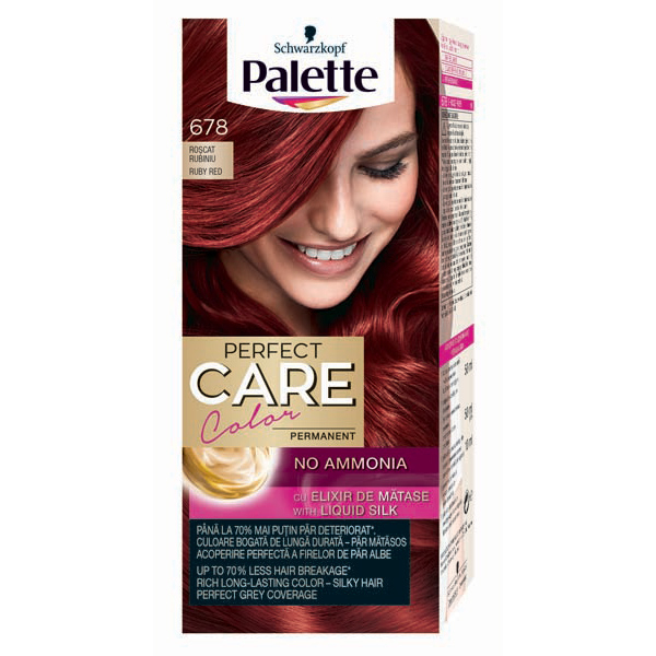 Vopsea De Par Palette Perfect Care Creme 678 Roscat Rubiniu 115ml