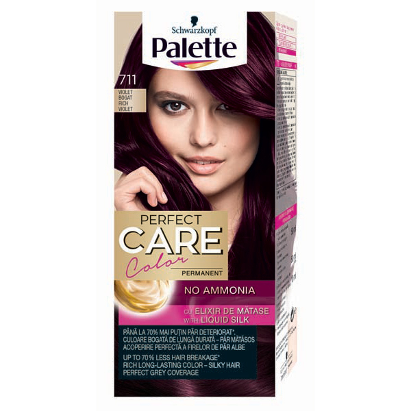 Vopsea De Par Palette Perfect Care Creme 711 Violet Bogat 115ml