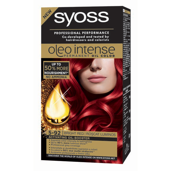 Vopsea De Par Syoss Color Oleo 5 92 Roscat Luminos 115ml
