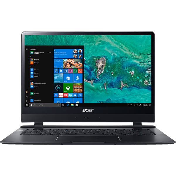 Laptop ACER Swift 7 SF714-51T-M64K, Intel® Core™ i7-7Y75 pana la 3.6Ghz, 14