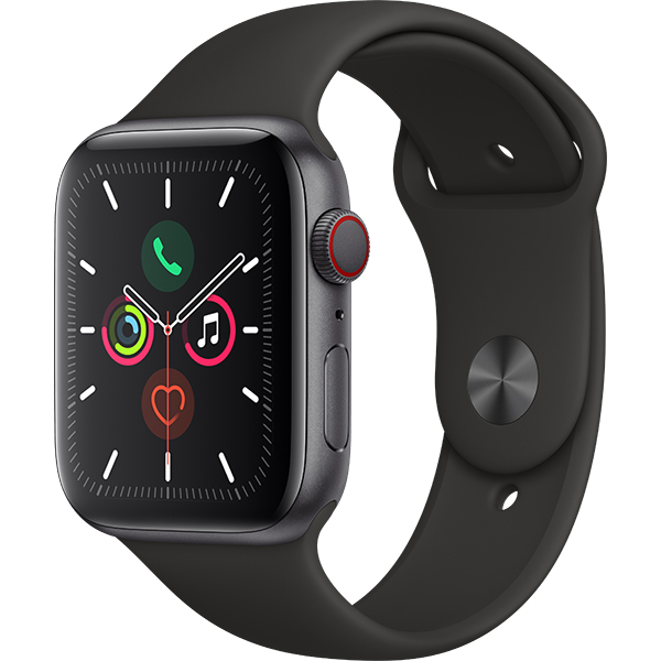 APPLE Watch Series 5 GPS + Cellular, 44mm Space Grey ...