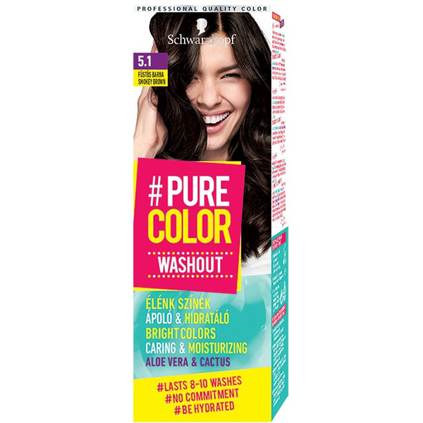 Vopsea De Par Schwarzkopf Pure Color Washout 51 Smokey Brown 60ml