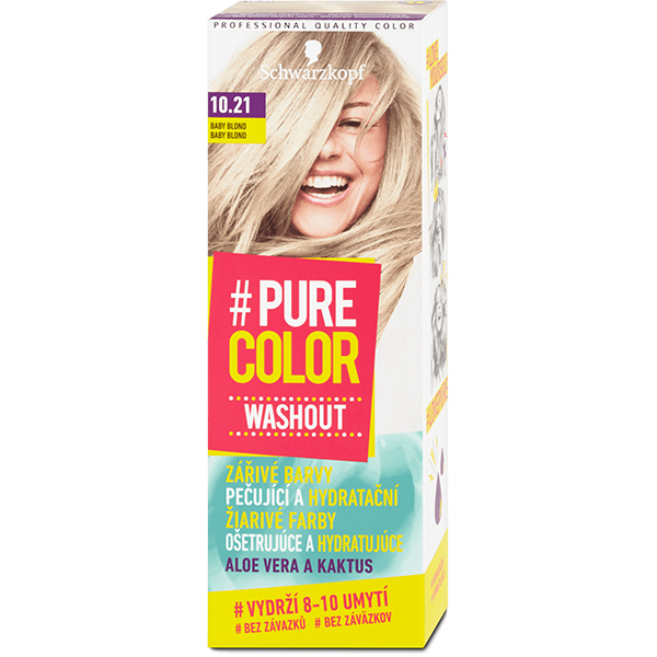 Vopsea De Par Schwarzkopf Pure Color Washout 10 21 Baby Blond 60ml