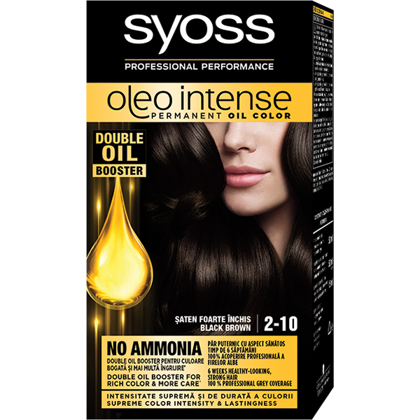 Vopsea De Par Syoss Color Oleo 2 10 Saten Foarte Inchis 115ml