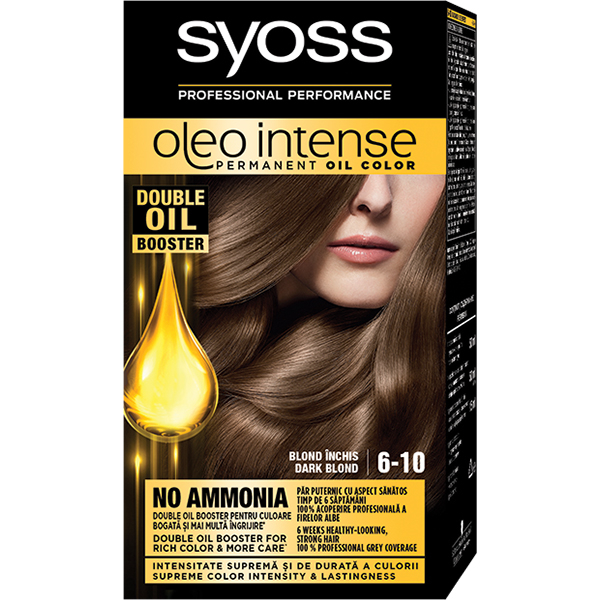 Vopsea De Par Syoss Color Oleo 6 10 Blond Inchis 115ml