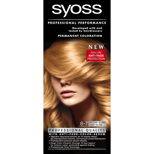 Vopsea De Par Syoss Color Base Line 8 7 Blond Miere 115ml