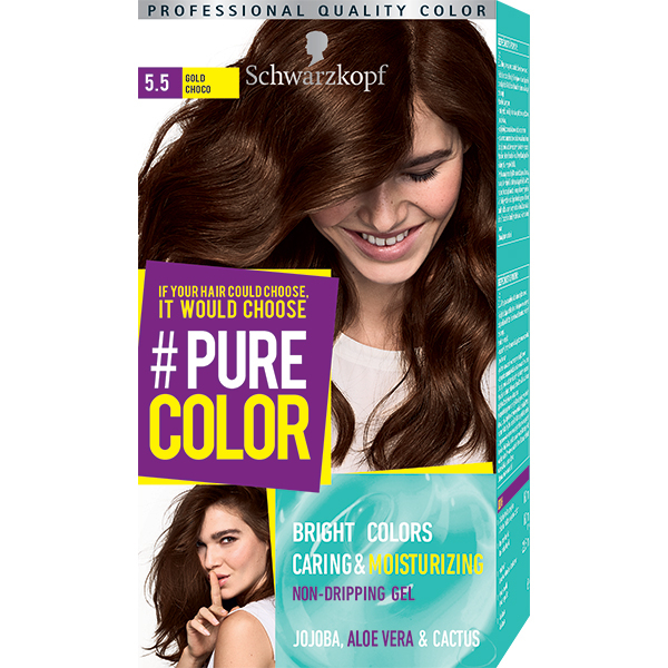 Vopsea De Par Schwarzkopf Pure Color 55 Ciocolata Aurie 1425ml