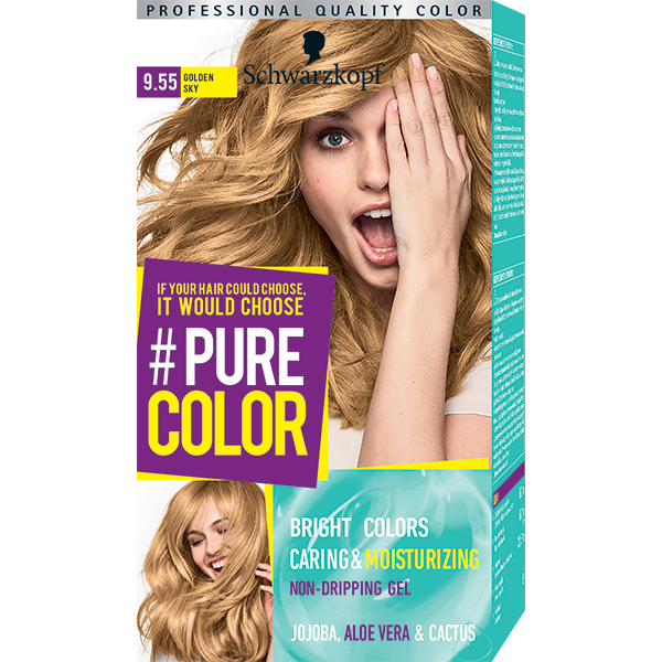 Vopsea De Par Schwarzkopf Pure Color 955 Blond Auriu 1425ml