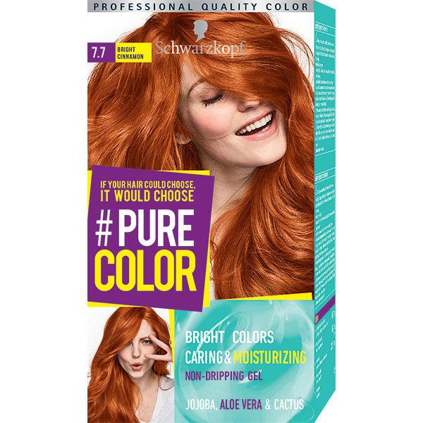 Vopsea De Par Schwarzkopf Pure Color 7 7 Scortisoara Aprinsa 142 5ml