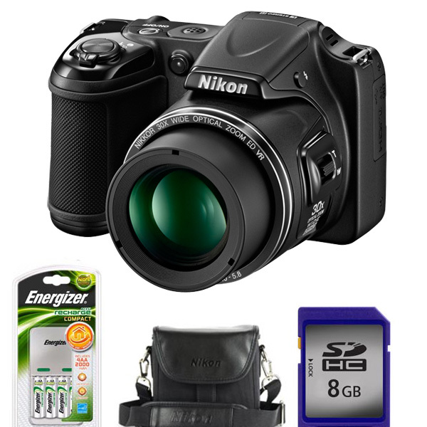Camera Foto Digitala Nikon L820 16 Mp 30x 3 Inch Negru