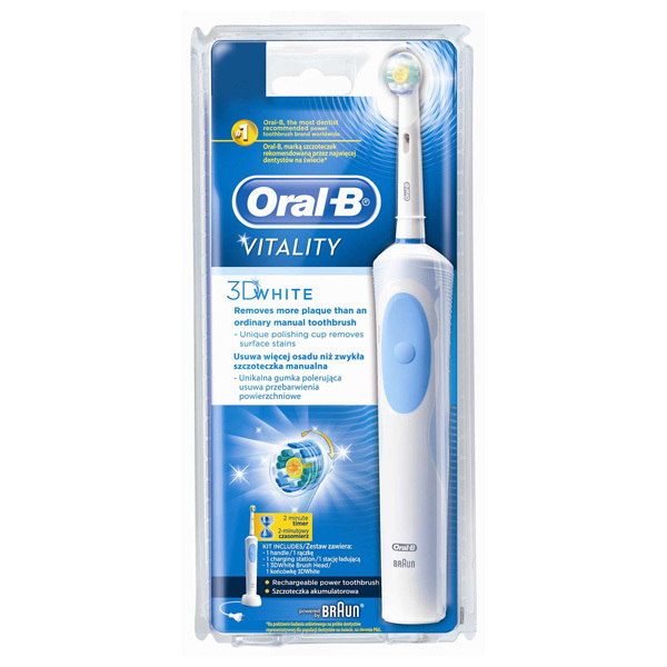 oral b power toothbrush d12 3d white